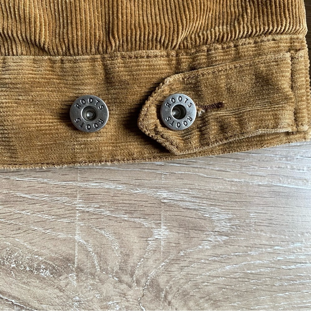 Vintage Roots Corduroy jacket faux Sherpa ditsy floral feminine floral lined XL - Picture 11 of 12